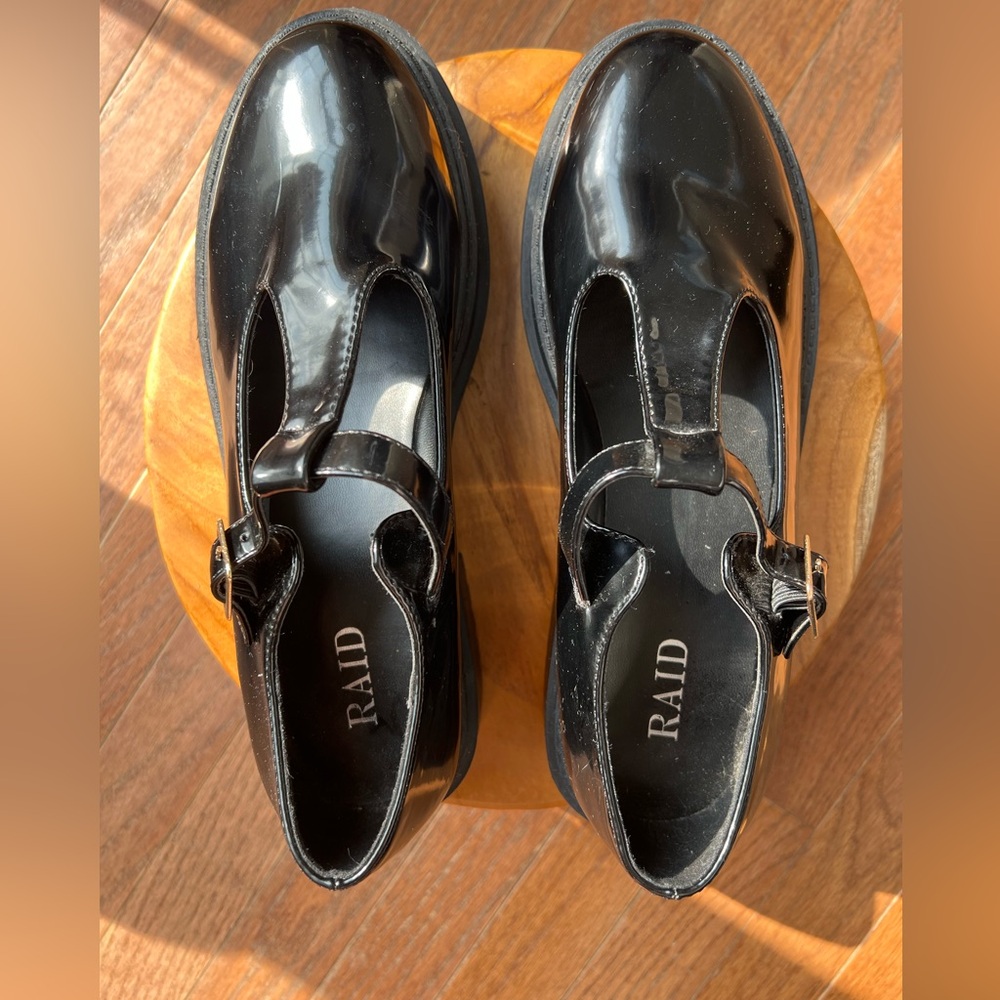 RAID Women's Black Mary Jane Shoes